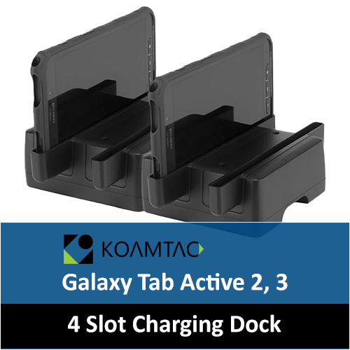 Galaxy Tab Active 2 & 3 4-Slot Charging Cradle