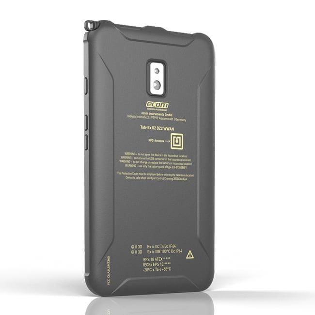 Ecom Tab-Ex 02 Zone 2 & DIV 2- WIFI & 4G (LTE)- Android with camera