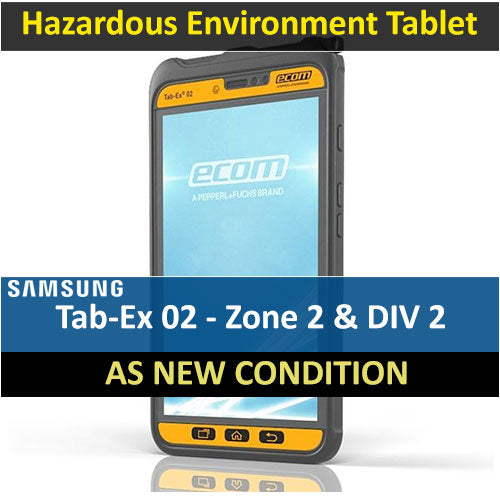 Ecom Tab-Ex 02 Zone 2 & DIV 2- WIFI & 4G (LTE)- Android with camera